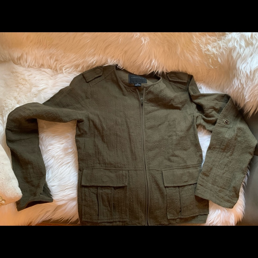 Olive green jacket